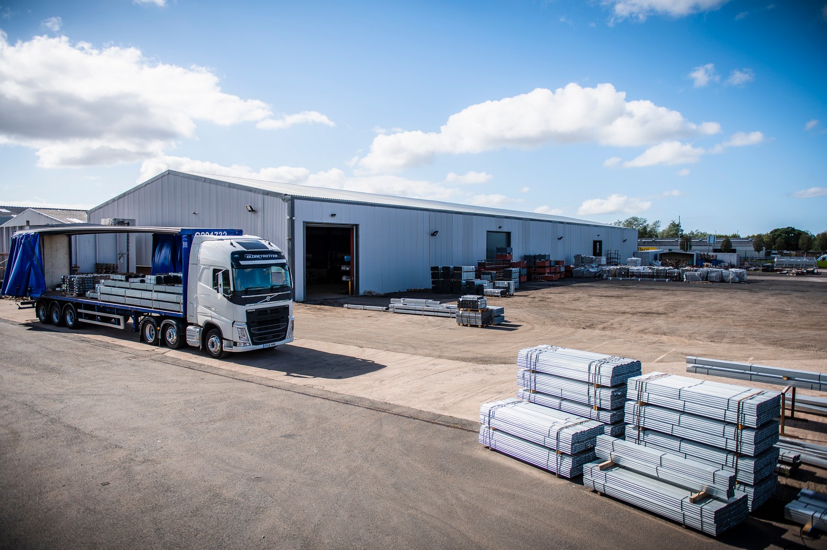NW Metal Sections factory and delivery fleet